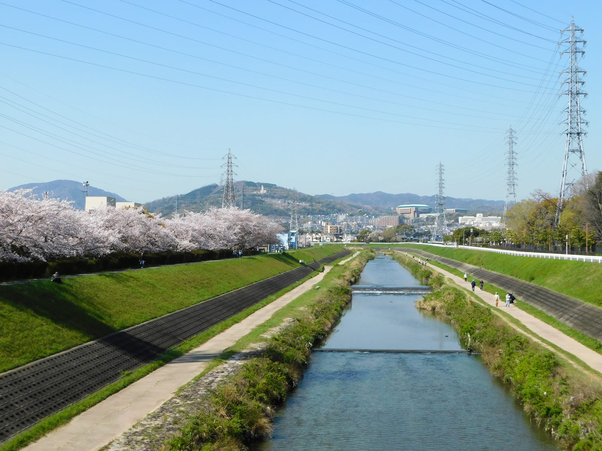 安威川河川敷